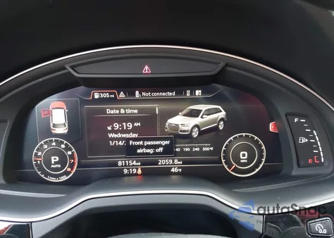 2017 Audi Q7 3.0T Premium z USA, uszkodzony, nr VIN WA1LAAF7XHD025183